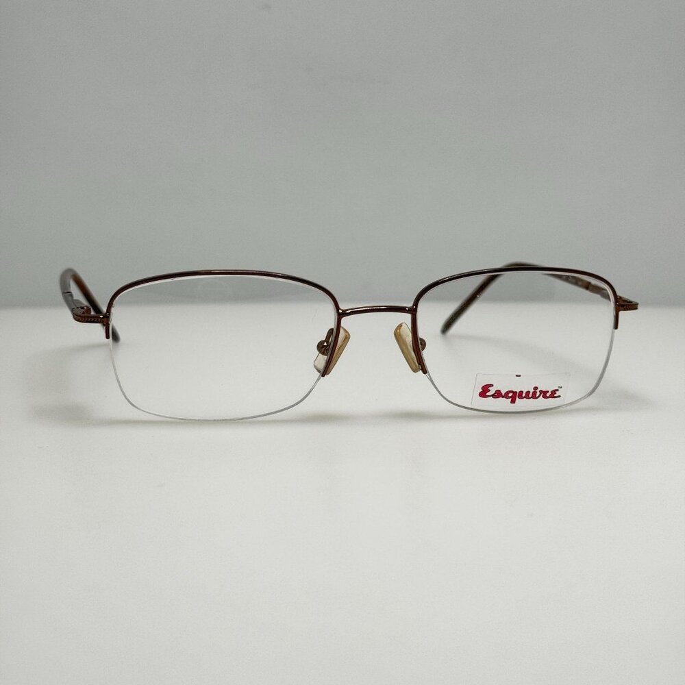 Esquire E609 Brown Eyeglasses Eye Glasses Frames 53-19-140